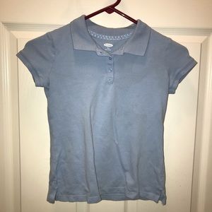 Girls Polo - Light blue